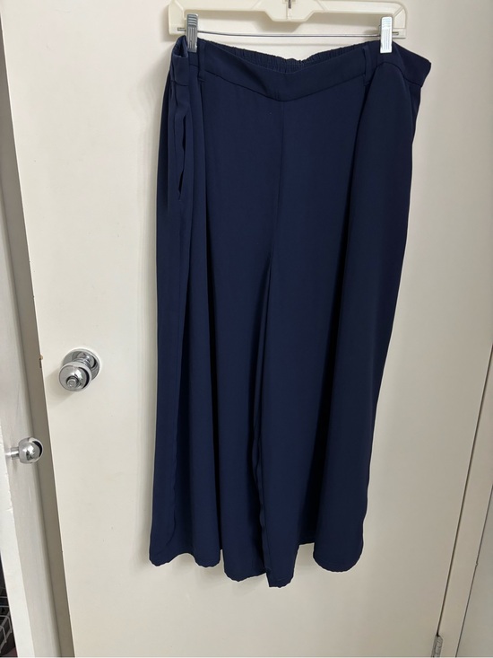 Joan Rivers Pants - Joan Rivers Bitsy pull-on wide leg pants (QVC item A616445) with alterations